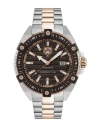Plein Sport Men's Urban Pulse 3 Hand Date Quartz Two Tone Bracelet 47mm In Fantasy