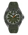 Plein Sport Urban Pulse Silicone Watch In Green