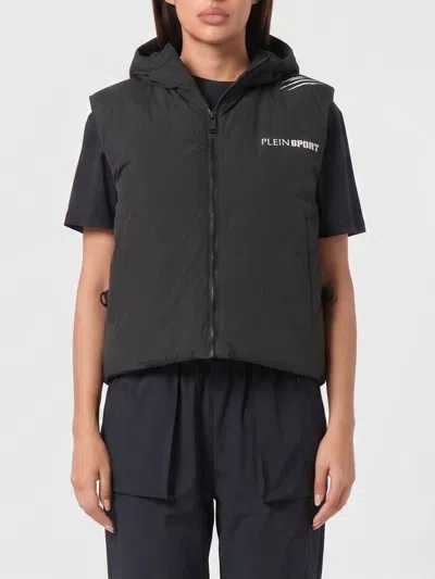 Plein Sport Waistcoat Woman In Black
