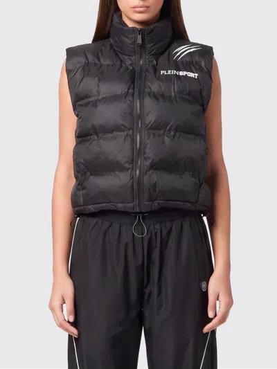 Plein Sport Waistcoat Woman In Black