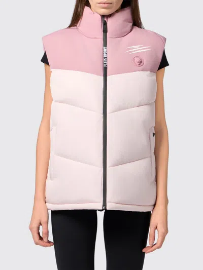 Plein Sport Waistcoat Woman Color Fuchsia In Pink
