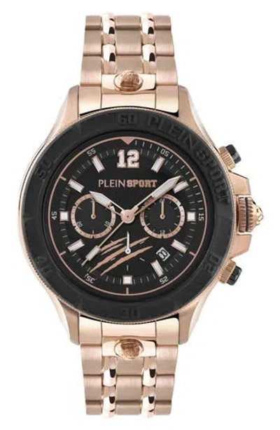 Plein Sport Warrior Tech Quartz Bracelet Watch, 47.5mm In Red