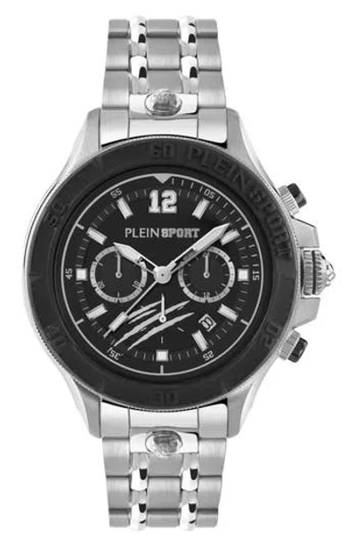 Plein Sport Warrior Tech Quartz Bracelet Watch, 47.5mm In Red