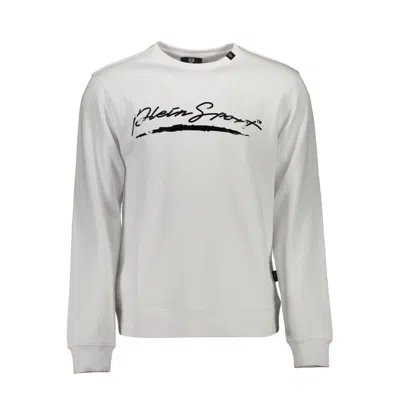 Plein Sport White Cotton Men Sweater