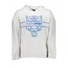 Plein Sport White Cotton Men Sweater In Gray