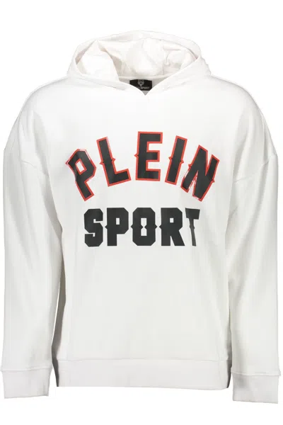 Plein Sport Logo-print Hoodie In White