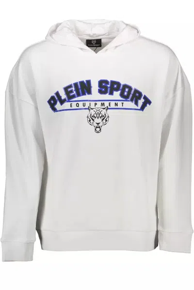 Plein Sport Logo-print Hoodie In White