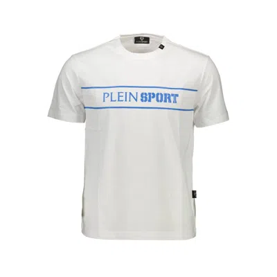 Plein Sport White Cotton Men T-shirt