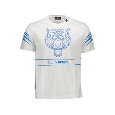 Plein Sport White Cotton Men T-shirt