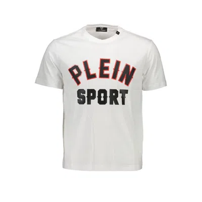 PLEIN SPORT WHITE COTTON MEN T-SHIRT
