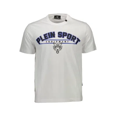 Plein Sport Tiger-head Logo-print T-shirt In Gray