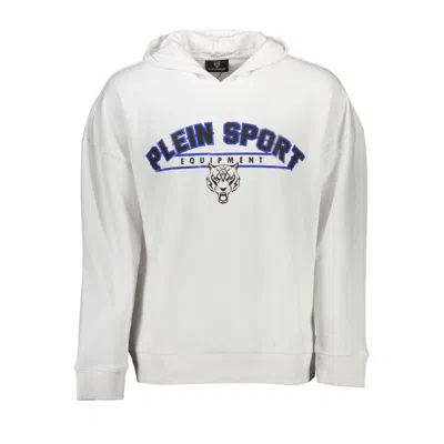 PLEIN SPORT WHITE COTTON SWEATER