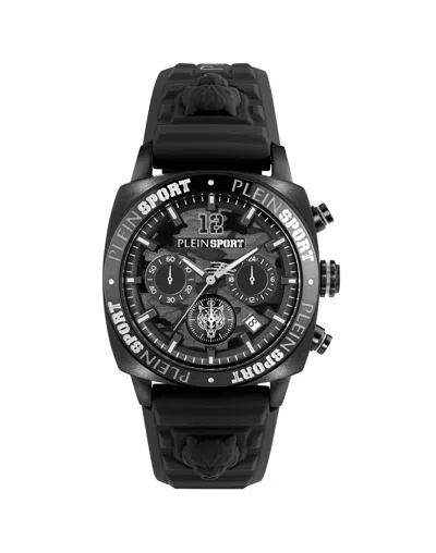 Plein Sport Wildcat Chrono Watch In Black