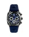 Plein Sport Wildcat Chrono Watch In Blue