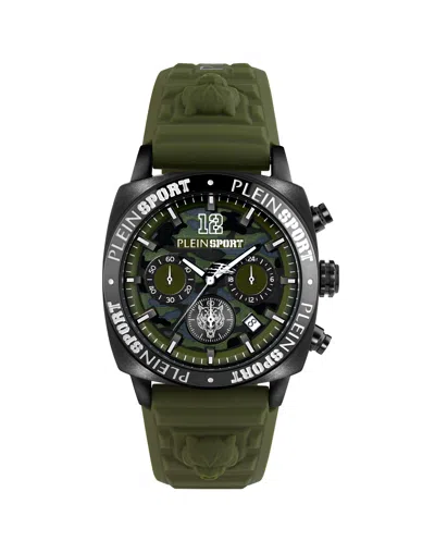 Plein Sport Wildcat Chrono Watch In Green