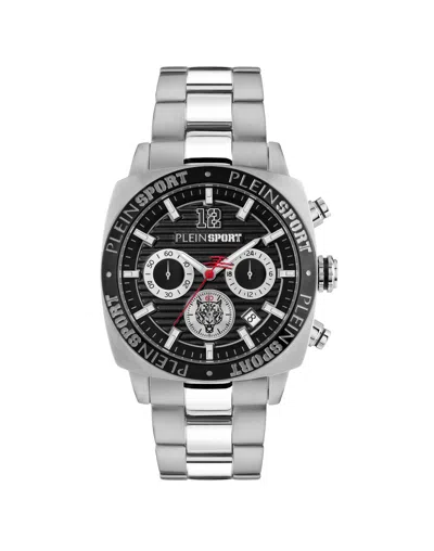 Plein Sport Wildcat Chrono Watch In Silver