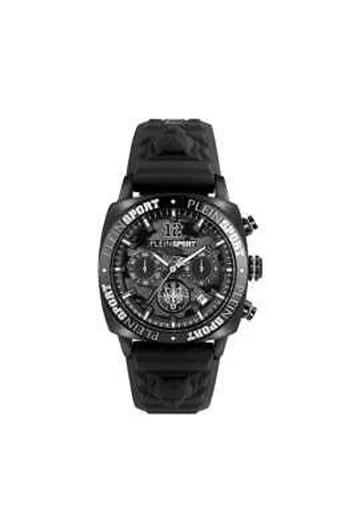Pre-owned Plein Sport Wildcat Gents Chronograph 40mm Watch Psgba0523