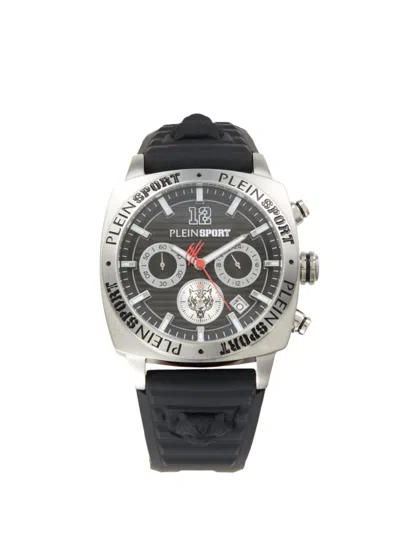 Plein Sport Wildcat Stainless Steel & Silicone Strap Watch/ 40mm In Grey