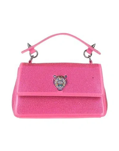 Plein Sport Woman Handbag Fuchsia Size - Textile Fibers In Pink