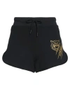 Plein Sport Woman Shorts & Bermuda Shorts Black Size S Cotton, Elastane In Black