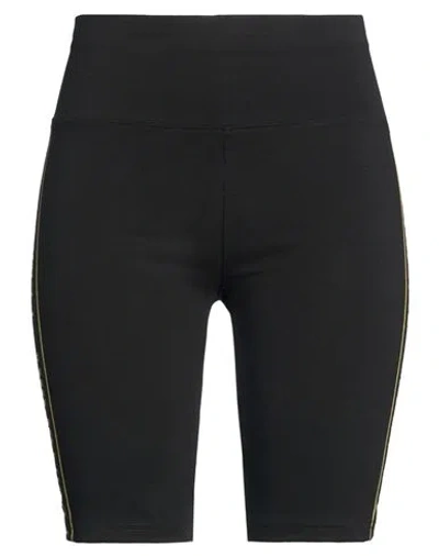 Plein Sport Woman Shorts & Bermuda Shorts Black Size Xl Cotton, Elastane