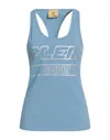 Plein Sport Tank Tops In Blue