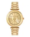 Plein Sport Opium Bracelet Watch With Champagne Sunray Dial In Gold
