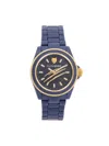 Plein Sport Women's Scratch Silicone & Polycarbonate-strap Watch/38mm In Blue