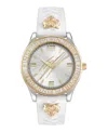 Plein Sport Quartz Movement Stainless Steel Watch With Enamel Dial In White