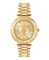 Plein Sport Opium Bracelet Watch With Champagne Sunray Dial In Gold