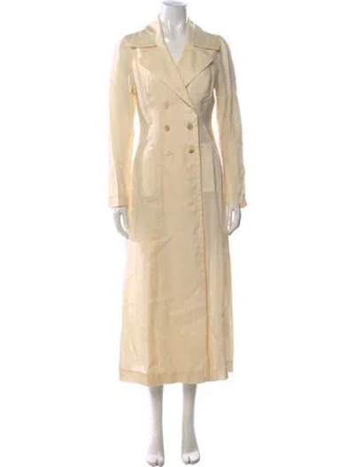 Pre-owned Plein Sud Linen Long Dress In Neutral