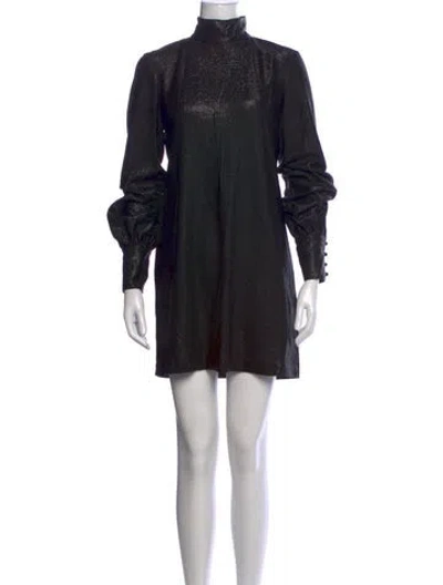 Pre-owned Plein Sud Printed Mini Dress In Black