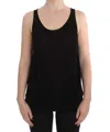 Plein Sud Black Stretch Sleeveless Blouse