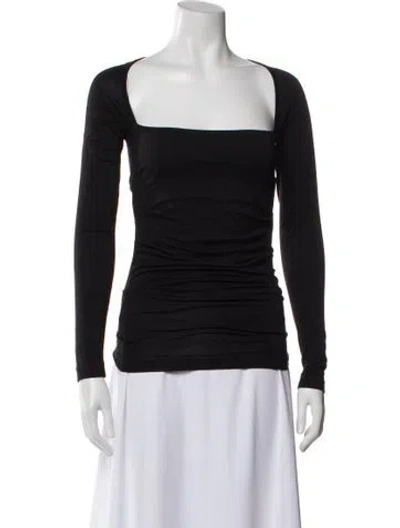 Pre-owned Plein Sud Square Neckline Long Sleeve Top In Multi