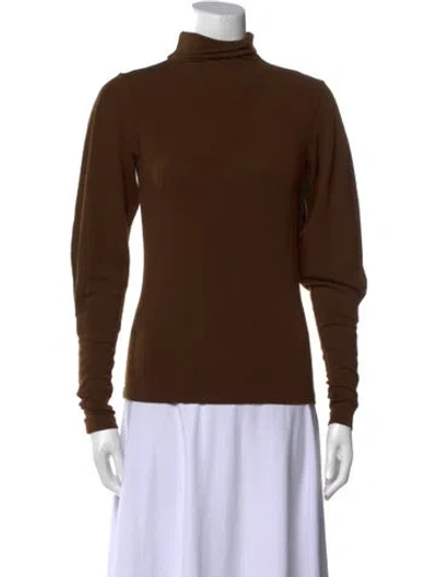 Pre-owned Plein Sud Turtleneck Long Sleeve Sweatshirt In Brown