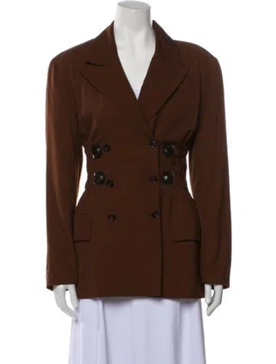 Pre-owned Plein Sud Vintage 1990's Blazer In Brown