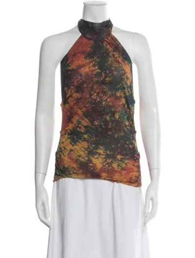 Pre-owned Plein Sud Vintage 1990's Top In Green