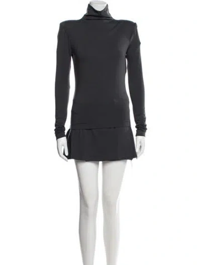 Pre-owned Plein Sud Vintage 2000's Skirt Set In Gray