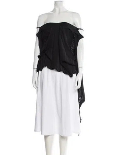 Pre-owned Plein Sud Vintage 2000's Top In Black