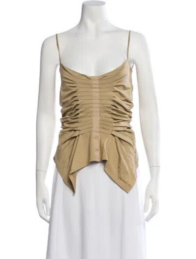 Pre-owned Plein Sud Vintage 2000's Top In Neutrals