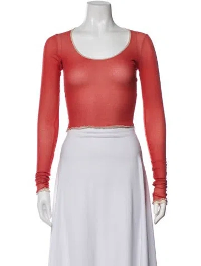 Pre-owned Plein Sud Vintage 2000's Top In Red