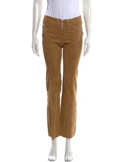 Pre-owned Plein Sud Vintage Flared Pants In Brown