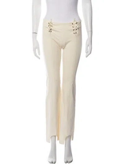 Pre-owned Plein Sud Vintage Flared Pants In Neutrals
