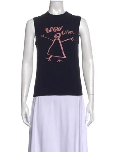 Pre-owned Plein Sud Vintage Graphic Print T-shirt In Blue