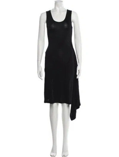 Pre-owned Plein Sud Vintage Knee-length Dress In Black