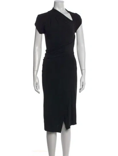 Pre-owned Plein Sud Vintage Knee-length Dress In Black