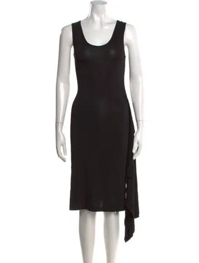 Pre-owned Plein Sud Vintage Knee-length Dress In Black
