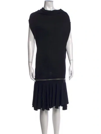Pre-owned Plein Sud Vintage Knee-length Dress In Black