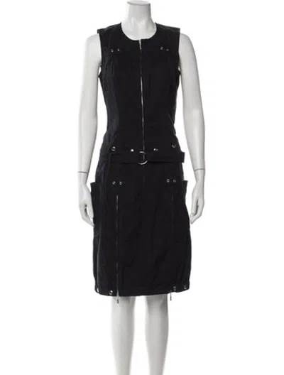 Pre-owned Plein Sud Vintage Knee-length Dress In Black