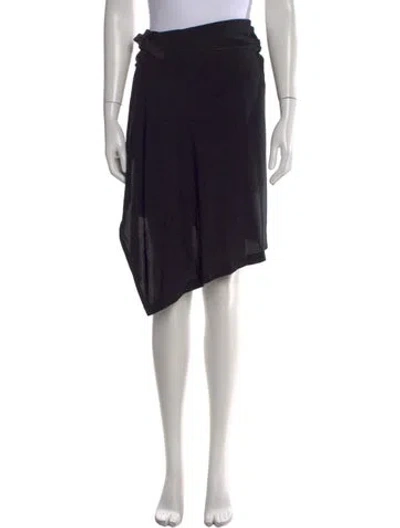 Pre-owned Plein Sud Vintage Knee-length Skirt In Black
